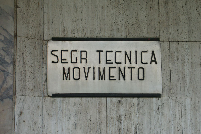 Florence Santa Maria Novella - Service Sign