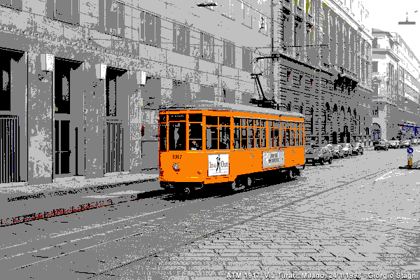Tram (titolo della sezione) - Milano.