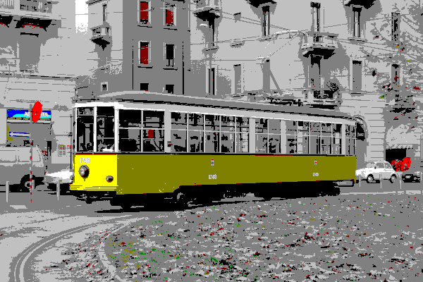 Tram (titolo della sezione) - Milano.