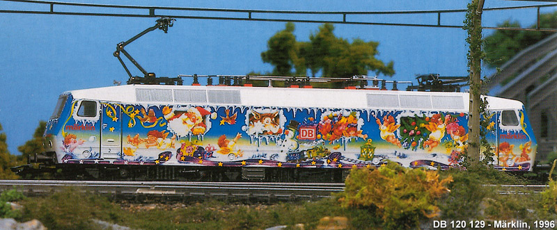 L'evoluzione delle colorazioni DB 1970-2000 - La locomotiva di Natale.