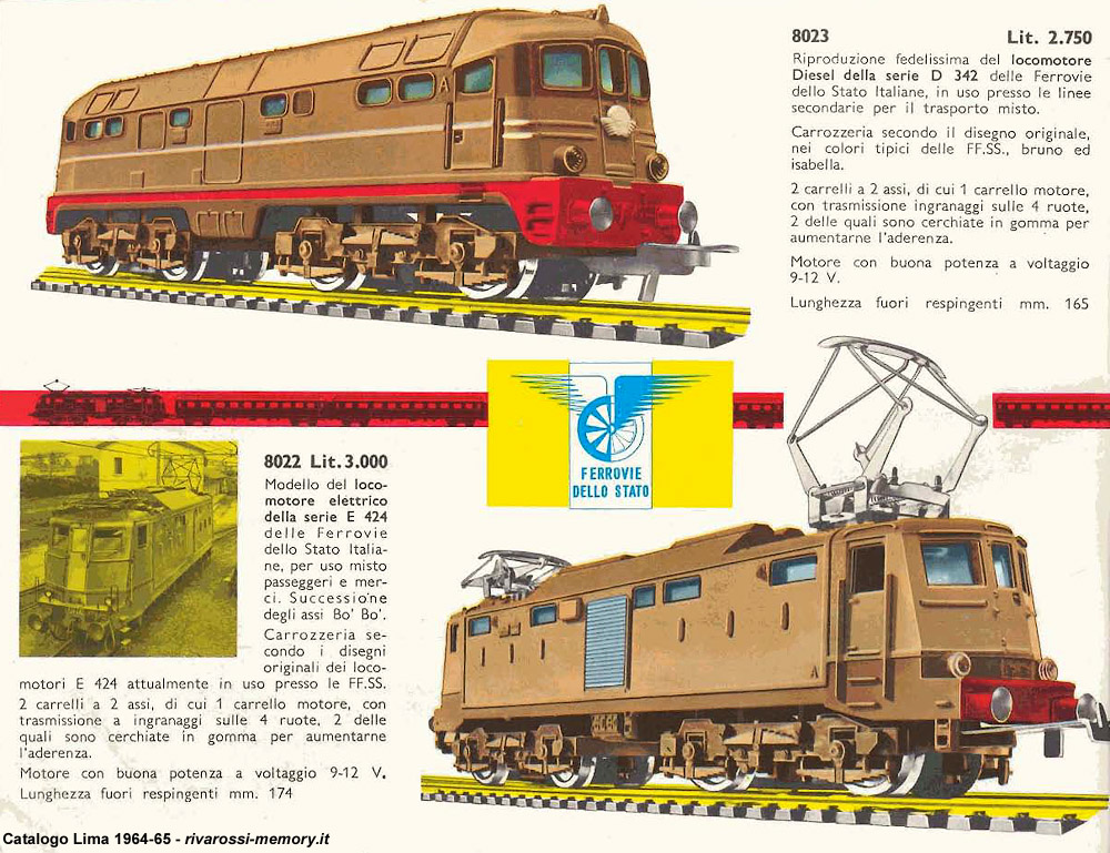 Lima Classic - Catalogo 1964/65.