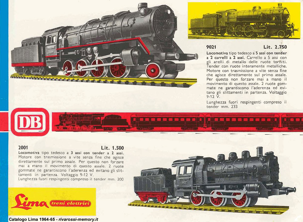 Lima Classic - Catalogo 1964/65.
