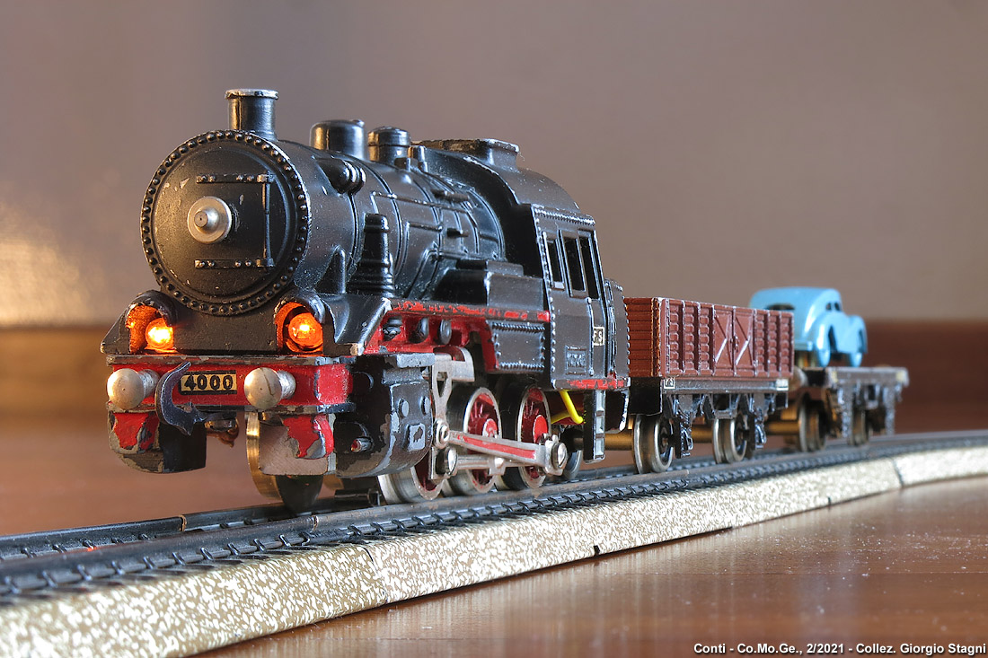 I treni Conti - CO.MO.G.E. degli anni '50 - Locomotiva 4000.
