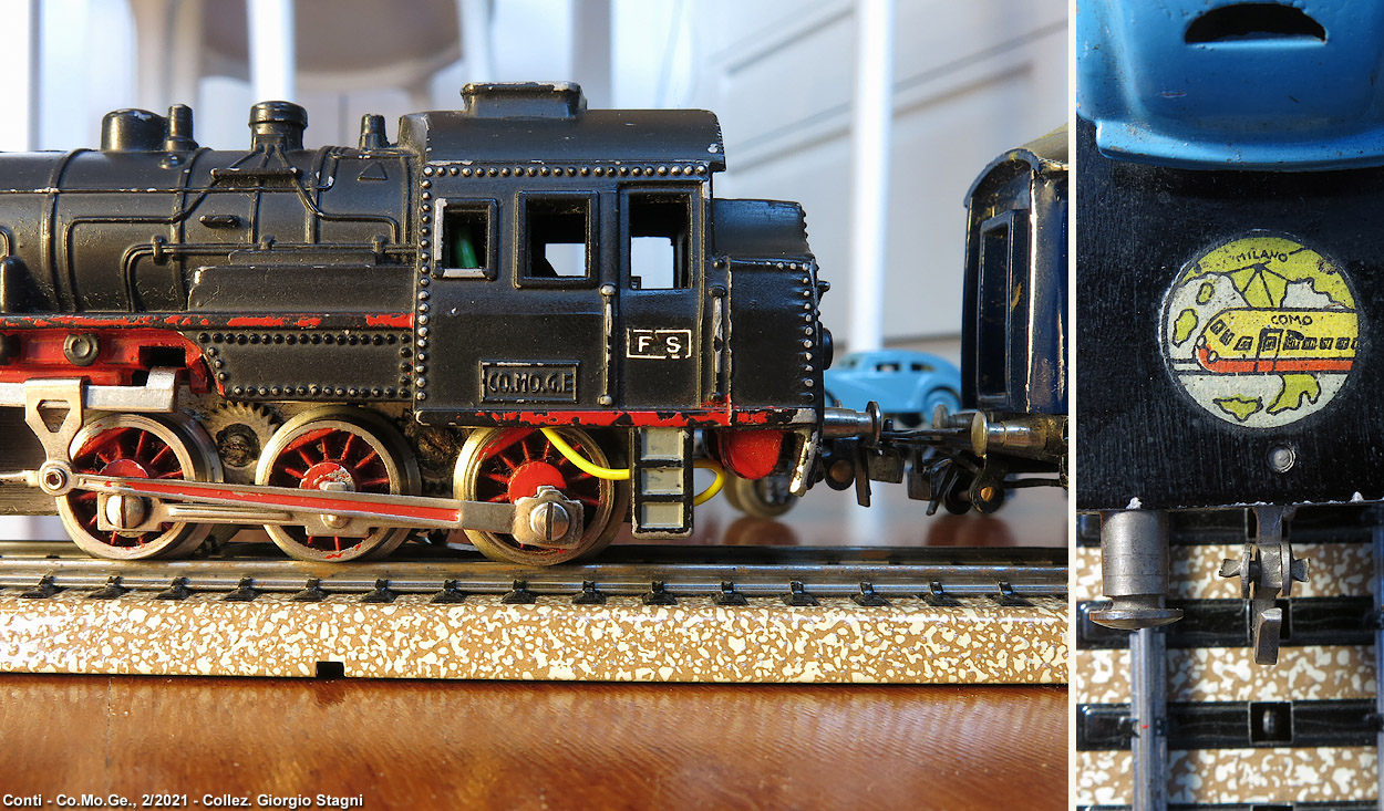 I treni Conti - CO.MO.G.E. degli anni '50 - Locomotiva 4000.