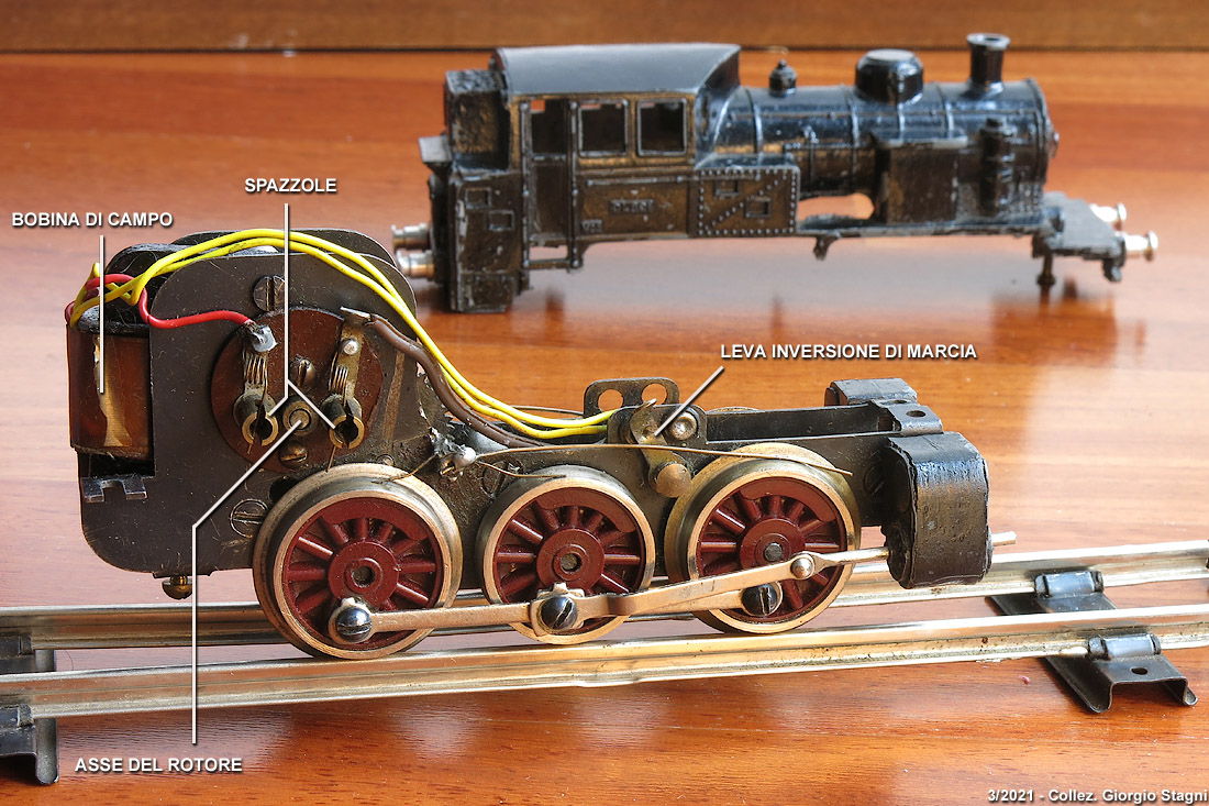 I treni FAGE a scartamento 22 mm - Locomotiva.