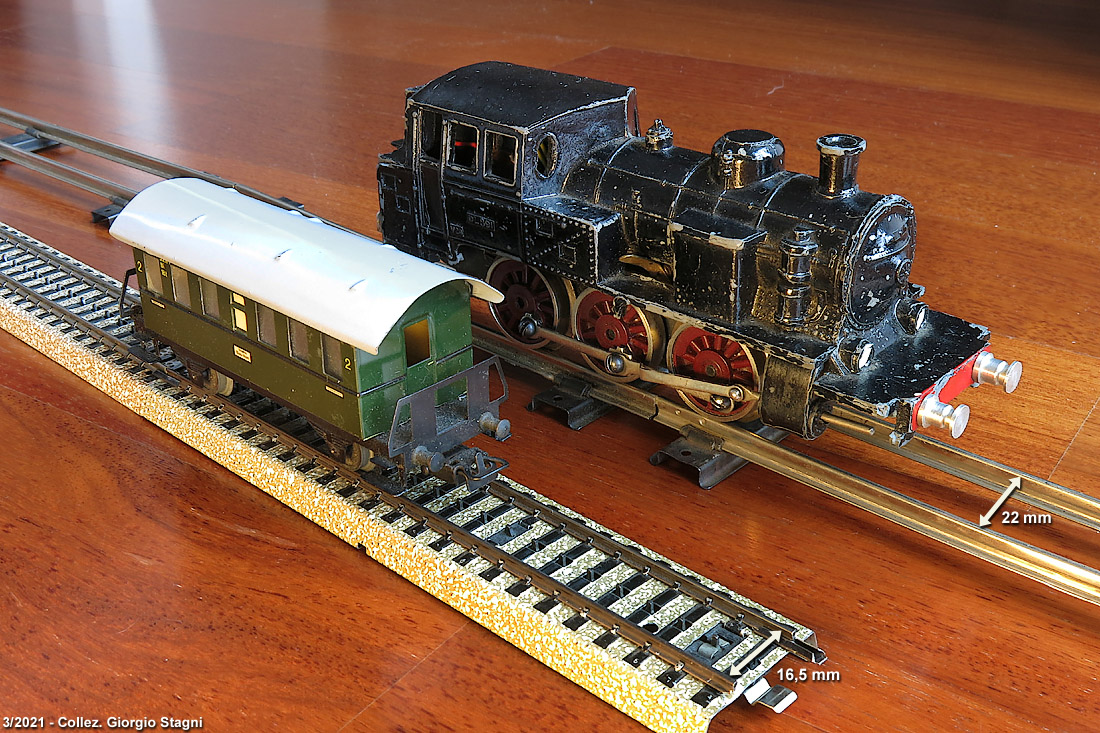 I treni FAGE a scartamento 22 mm - Locomotiva.