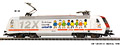 L'evoluzione delle colorazioni DB 1970-2000 - La locomotiva Unicef.
