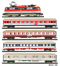 L'evoluzione delle colorazioni DB 1970-2000 - Design Study 1985 - Schema A.