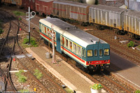 Plastico Demuru - ALn 663 in stazione.