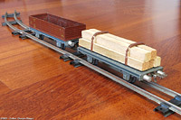 I treni FAGE a scartamento 22 mm - Carri merce.