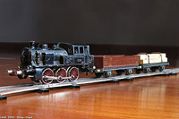 I treni FAGE a scartamento 22 mm - Locomotiva e carri.