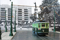 Tram Rivarossi - Tram Edison verde.