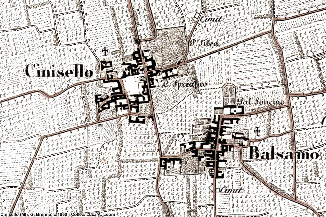 Carte di Giovanni Brenna, 1850 - Cinisello e Balsamo.