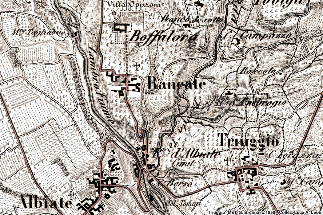 Carte di Giovanni Brenna, 1850 - Triuggio e Albiate.