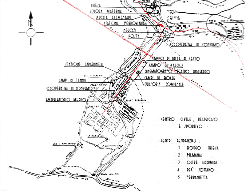 Ferrania - Mappa 1930.