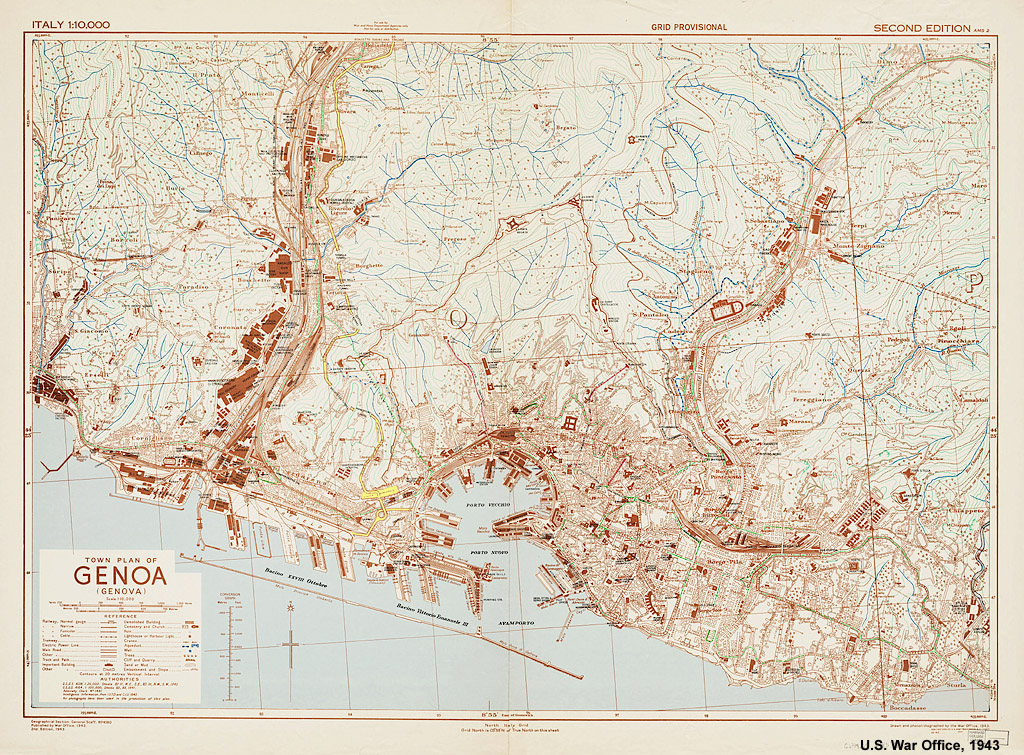 Genova - Genova - U.S. War Office, 1943.