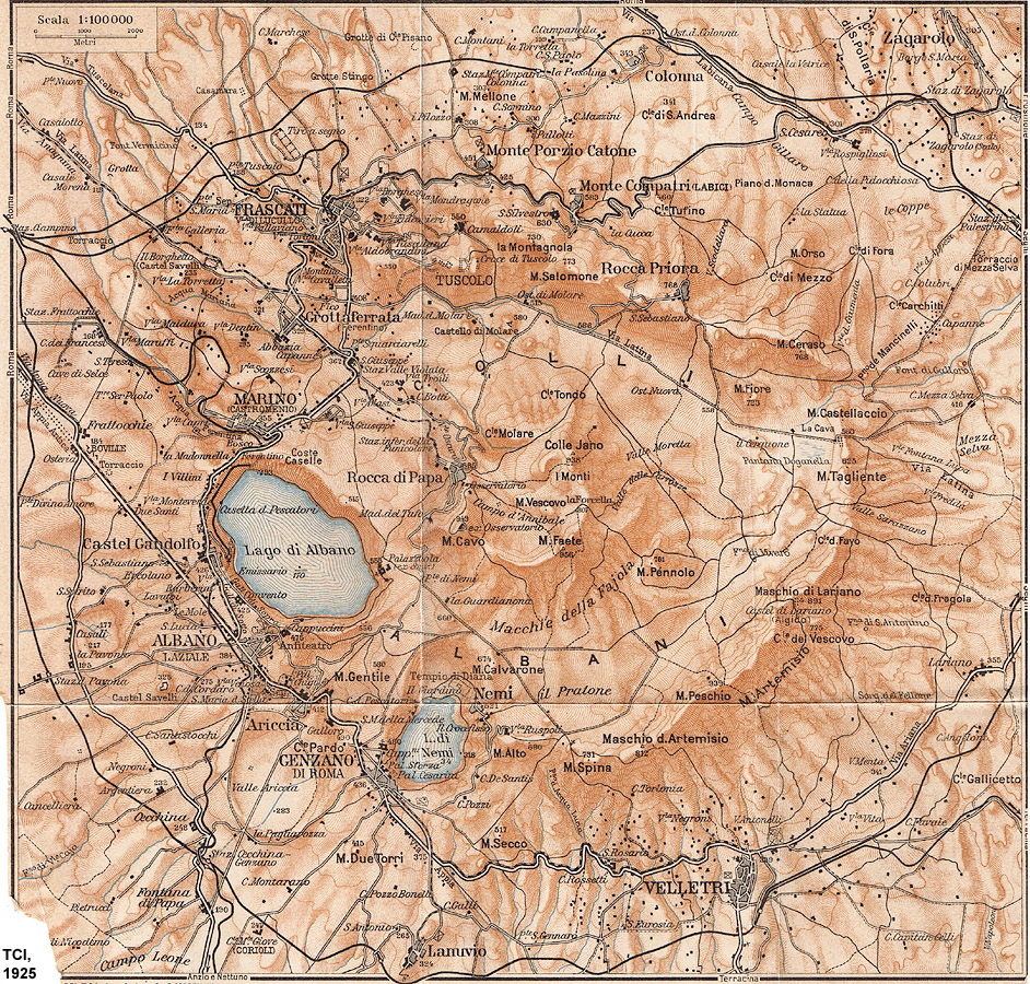 Roma 1925 - Castelli Romani.