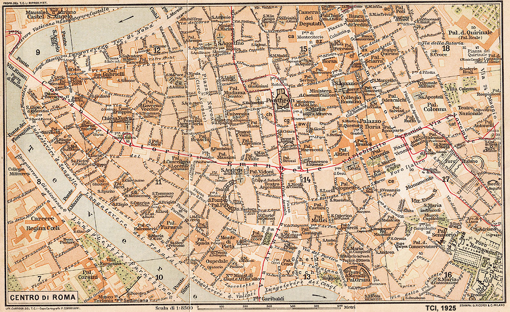 Roma 1925 - Roma Centro.