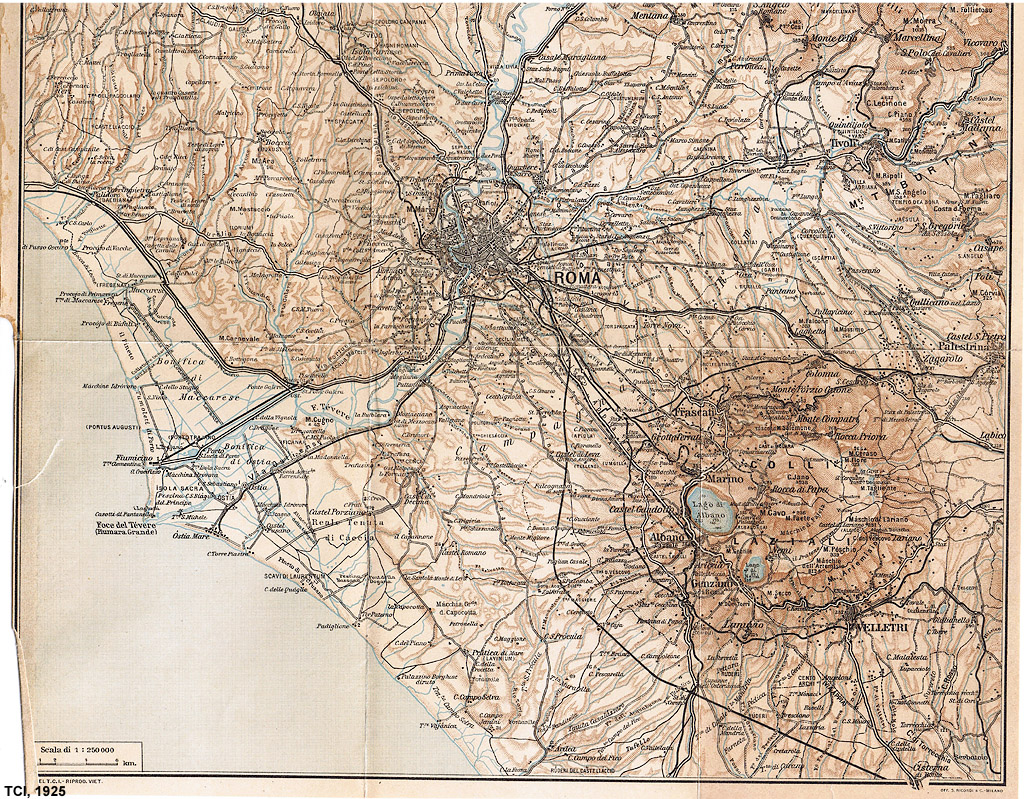 Roma 1925 - Dintorni di Roma.