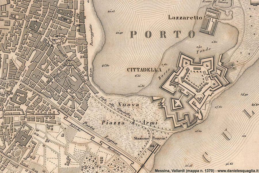 Mappe Vallardi 1870 - Messina.