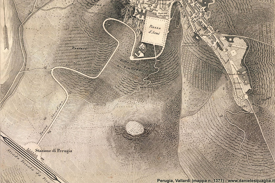Mappe Vallardi 1870 - Perugia.