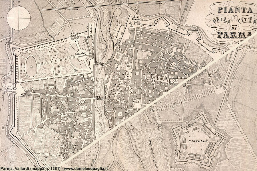 Mappe Vallardi 1870 - Parma.
