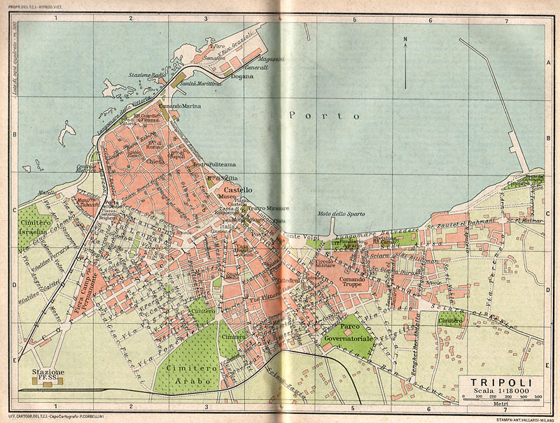 Le colonie italiane in Africa - Tripoli - TCI, Possedimenti e Colonie, 1929.