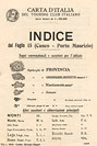 Le copertine - Indice analitico.