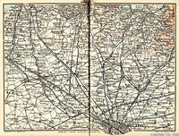 Le carte 1:250.000 nella Guida Rossa - Lombardia (Brianza) - TCI, Guida d'Italia, 1930.