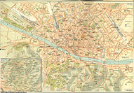 Citt italiane, anni '20 - Firenze - TCI, Guida d'Italia, 1929.