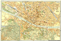 Citt italiane, anni '20 - Firenze - TCI, Guida d'Italia, 1950.