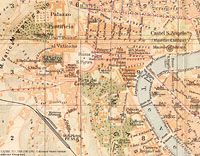Roma 1925 - Castel Sant'Angelo, i Borghi, San Pietro.