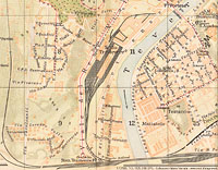 Roma 1925 - Stazione e Scalo Trastevere, Monteverde.