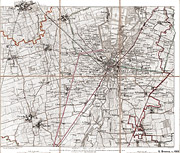 Carte di Giovanni Brenna, 1850 - Foglio Monza.
