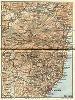 Altre mappe - Etna - TCI, Guida d'Italia, 1919.